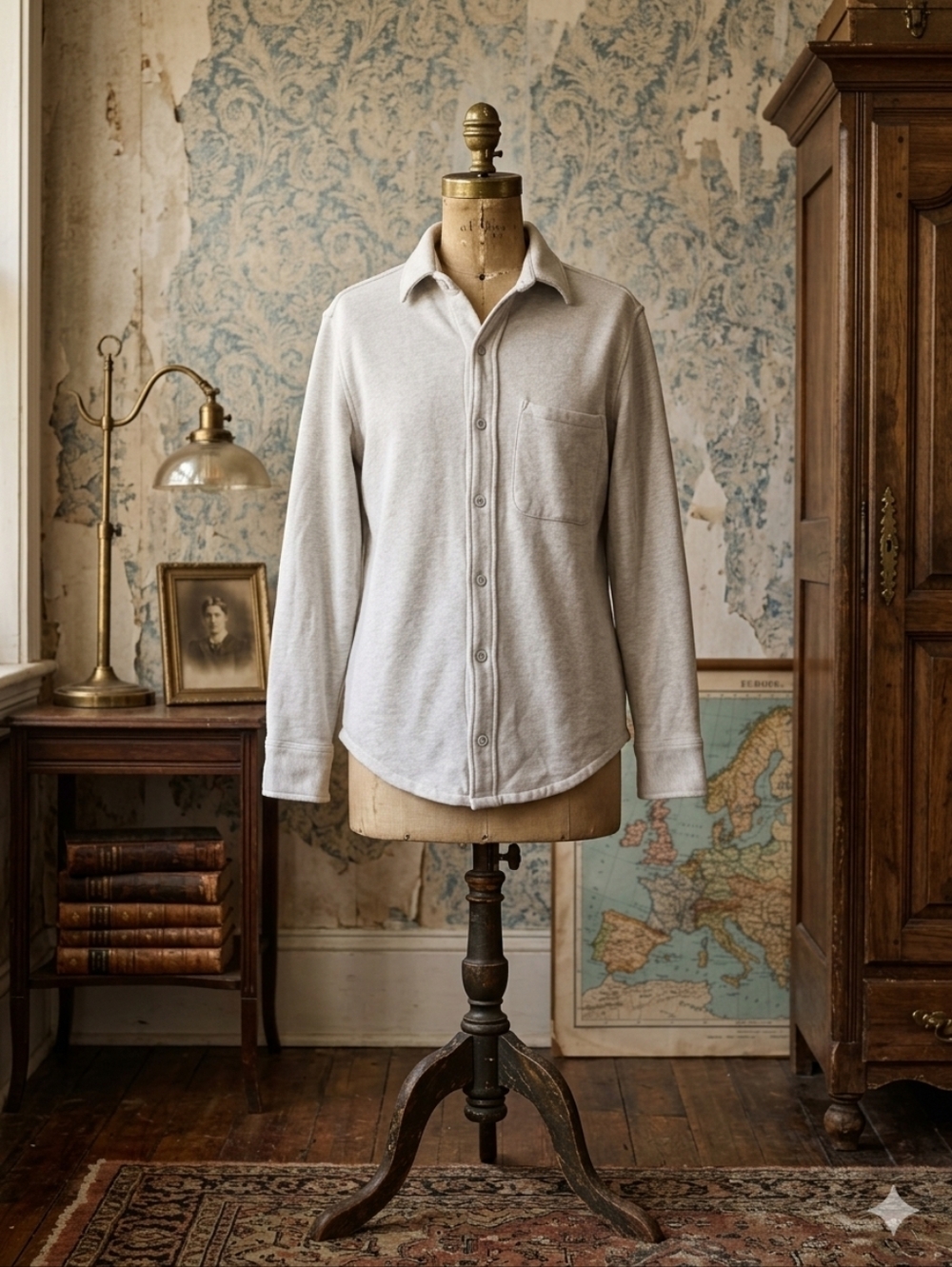 Tna Aritzia Cozy Fleece Boyfriend Button-Down Shirt Shacket